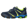 Navy-Lime Green - Lifestyle - Mountain Warehouse Childrens-Kids Light Up Trainers