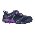 Purple-Navy - Back - Mountain Warehouse Childrens-Kids Light Up Trainers