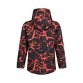 Rust-Black - Back - Mountain Warehouse Childrens-Kids Exodus II Ripple Water Resistant Soft Shell Jacket