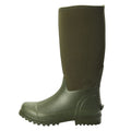 Khaki Green - Lifestyle - Mountain Warehouse Mens Mucker Neoprene Wellington Boots