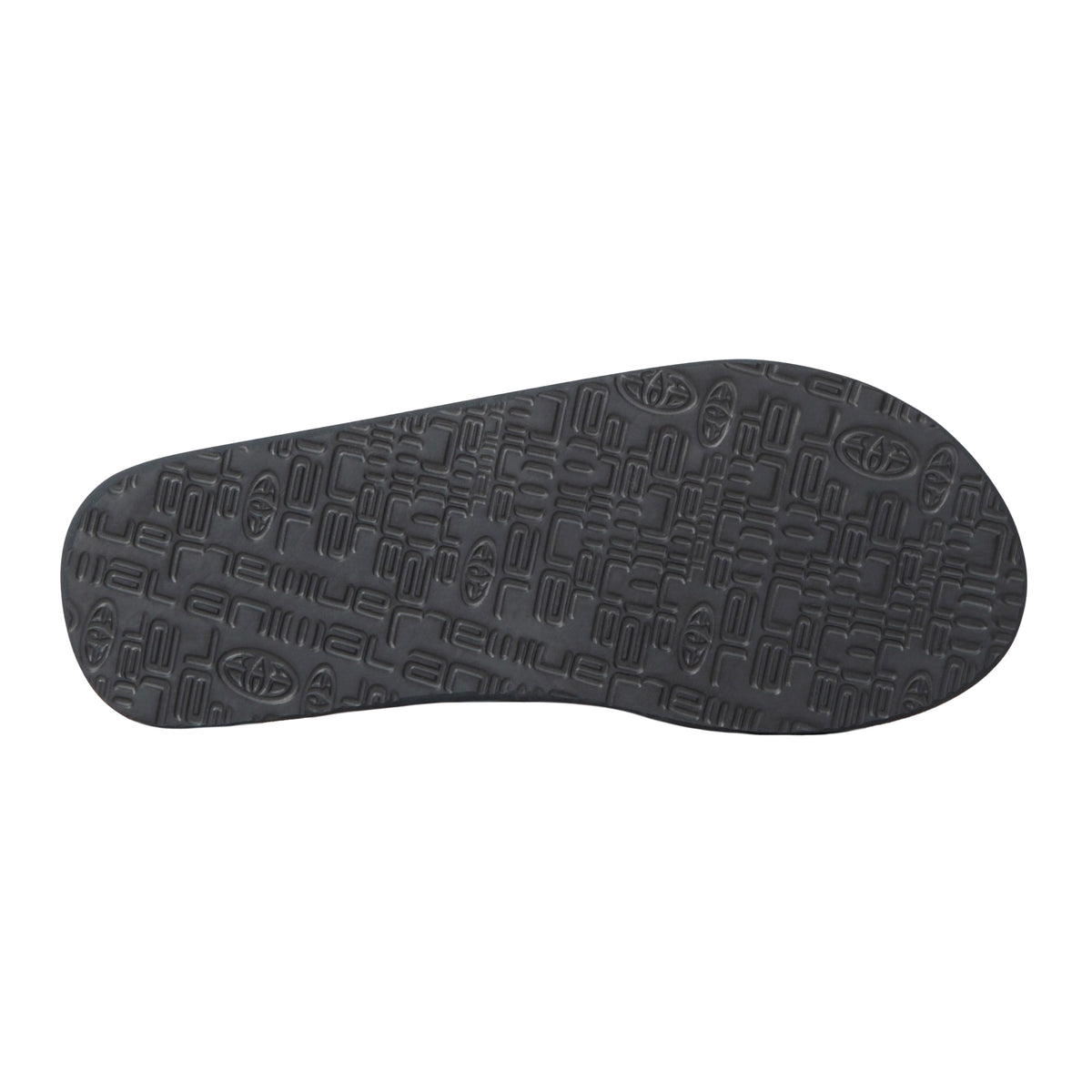 Charcoal - Side - Animal Mens Wave Sliders