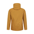 Mustard - Back - Mountain Warehouse Mens Summit Extreme Waterproof 2.5 Layer Jacket
