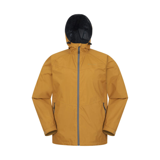 Mustard - Front - Mountain Warehouse Mens Summit Extreme Waterproof 2.5 Layer Jacket