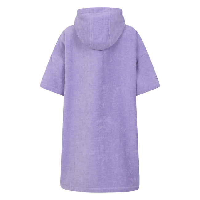 Light Purple - Back - Mountain Warehouse Childrens-Kids Driftwood Hooded Towel