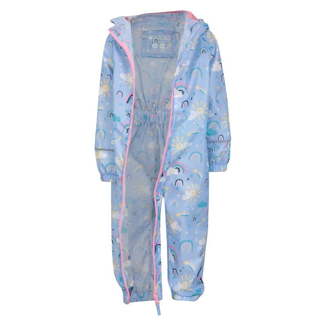Lilac - Lifestyle - Mountain Warehouse Baby Rainbow Waterproof Rain Suit