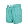 Teal - Side - Mountain Warehouse Girls Waterfall Organic Shorts