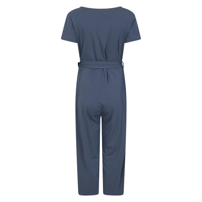 Blue - Back - Mountain Warehouse Womens-Ladies Santorini Wrap Jumpsuit