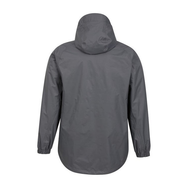 Dark Grey - Close up - Mountain Warehouse Mens Bracken Extreme 3 in 1 Waterproof Jacket