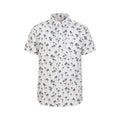 Off White - Front - Mountain Warehouse Mens Preston Illustration Palm Tree Shirt