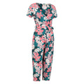 Multicoloured - Lifestyle - Mountain Warehouse Womens-Ladies Santorini Floral Wrap Jumpsuit