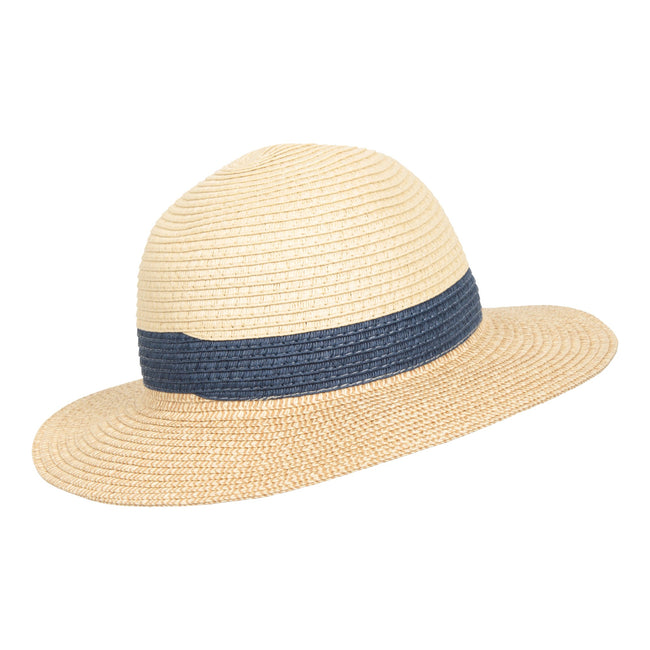 Beige - Side - Mountain Warehouse Womens-Ladies Whitby Colour Block Sun Hat