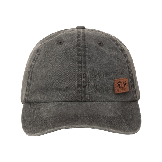Charcoal - Front - Animal Mens Atlas Logo Organic Baseball Cap