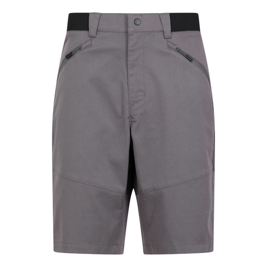Charcoal - Front - Mountain Warehouse Mens Jungle Trekking Shorts