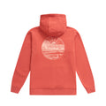Burnt Orange - Back - Animal Womens-Ladies Maya Back Print Organic Full Zip Hoodie