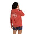 Burnt Orange - Lifestyle - Animal Womens-Ladies Maya Back Print Organic Full Zip Hoodie