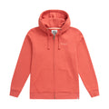 Burnt Orange - Front - Animal Womens-Ladies Maya Back Print Organic Full Zip Hoodie
