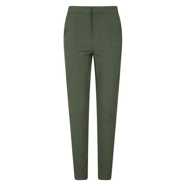 Khaki - Front - Mountain Warehouse Womens-Ladies Kesugi Slim Hiking Trousers