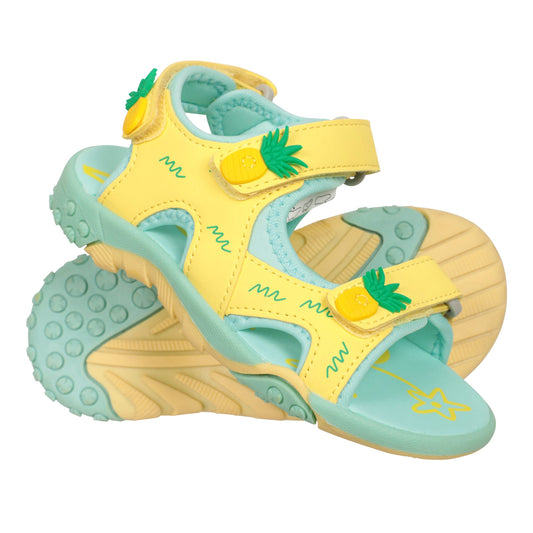 Yellow - Front - Mountain Warehouse Childrens-Kids Seaside Beach Sandals