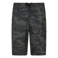Green - Front - Mountain Warehouse Mens Camouflage Swim Shorts