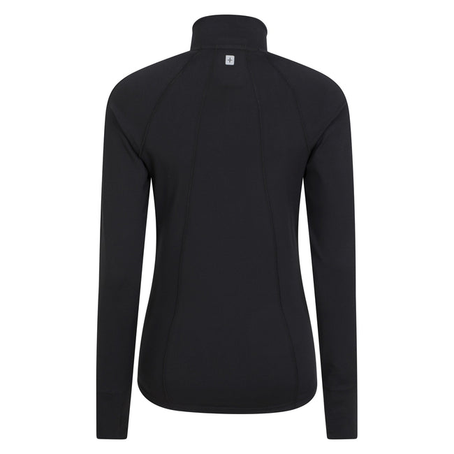 Black - Back - Mountain Warehouse Womens-Ladies Blackout Active Midlayer