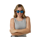 Blue - Pack Shot - Animal Womens-Ladies Alina Recycled Polarised Sunglasses
