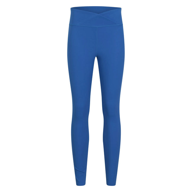 Blue - Front - Active People Womens-Ladies Warrior Pose Leggings