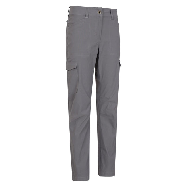 Grey - Side - Mountain Warehouse Womens-Ladies Conniston Cargo Trousers