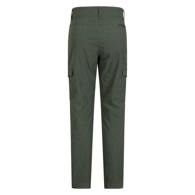 Khaki Green - Back - Mountain Warehouse Womens-Ladies Conniston Cargo Trousers