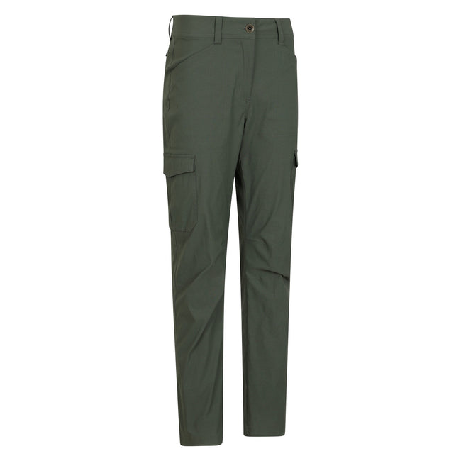 Khaki Green - Side - Mountain Warehouse Womens-Ladies Conniston Cargo Trousers