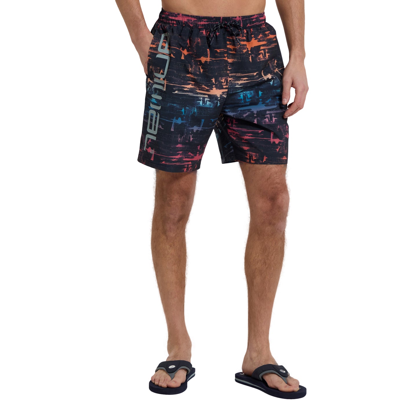 Mixed - Side - Animal Mens Deep Dive Printed Boardshorts