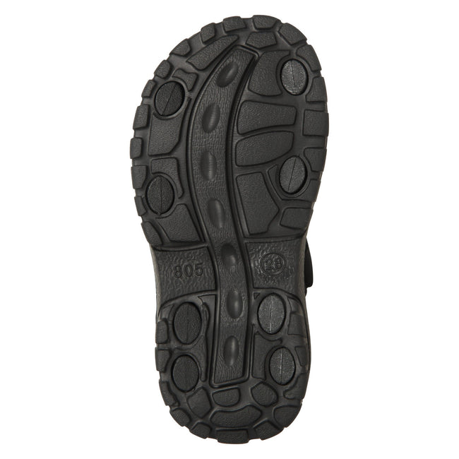 Black - Close up - Mountain Warehouse Childrens-Kids Seacoast Sandals