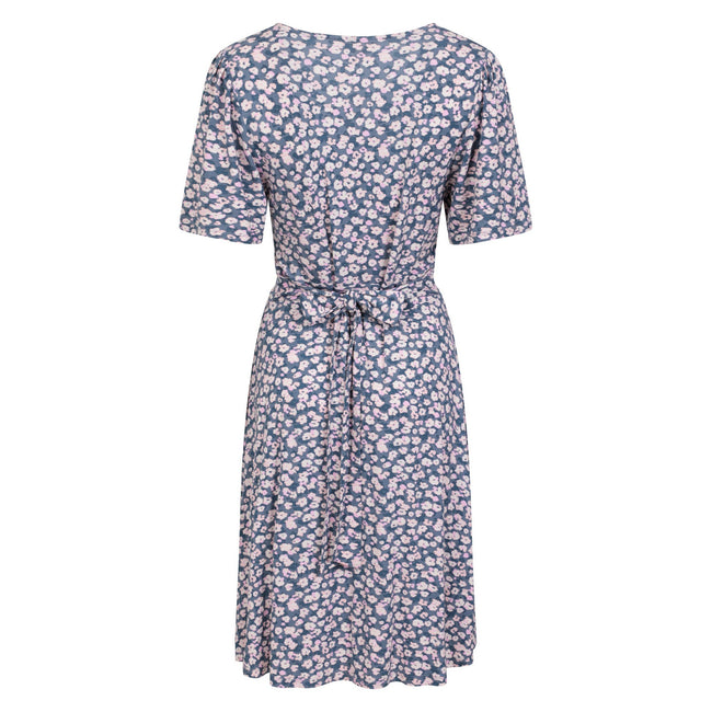 Grey - Back - Mountain Warehouse Womens-Ladies Como Floral Dress