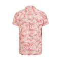 Dark Red-White - Back - Mountain Warehouse Mens Palm Leaf Beach Shirt