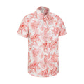 Rust-White - Lifestyle - Mountain Warehouse Mens Tropical Leaves Shirt