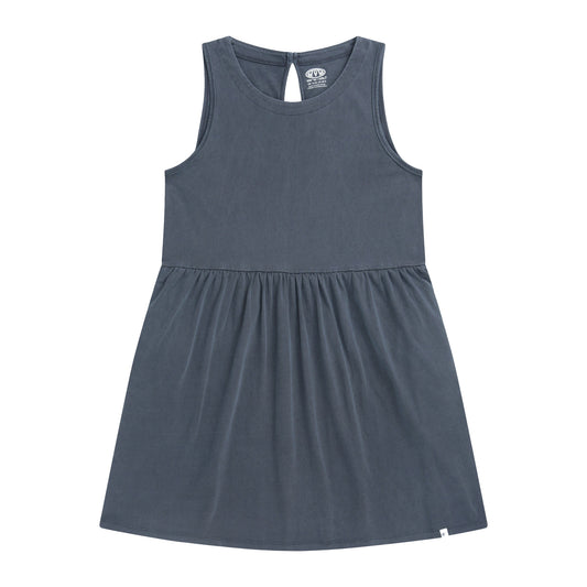 Navy - Front - Animal Womens-Ladies Jersey Organic Beach Dress