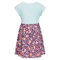 Light Blue - Back - Mountain Warehouse Girls Poppy Leopard Print Organic Cotton Dress