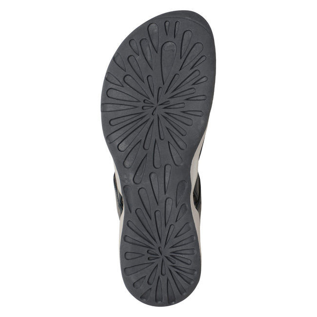 Navy - Side - Mountain Warehouse Womens-Ladies Breeze Backstrap Sandals