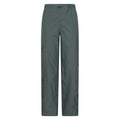 Dark Khaki - Front - Mountain Warehouse Womens-Ladies Downpour Waterproof Trousers