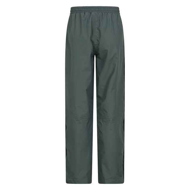 Black - Close up - Mountain Warehouse Womens-Ladies Downpour Waterproof Trousers