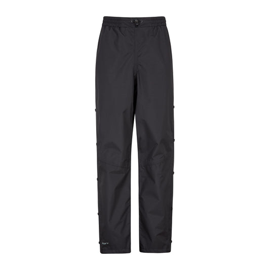 Black - Front - Mountain Warehouse Womens-Ladies Downpour Waterproof Trousers