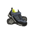 Navy - Front - Mountain Warehouse Childrens-Kids Trailblaze Suede Hiking Shoes