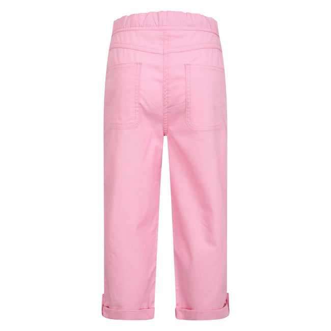 Pink - Back - Mountain Warehouse Childrens-Kids Shore Capri Trousers