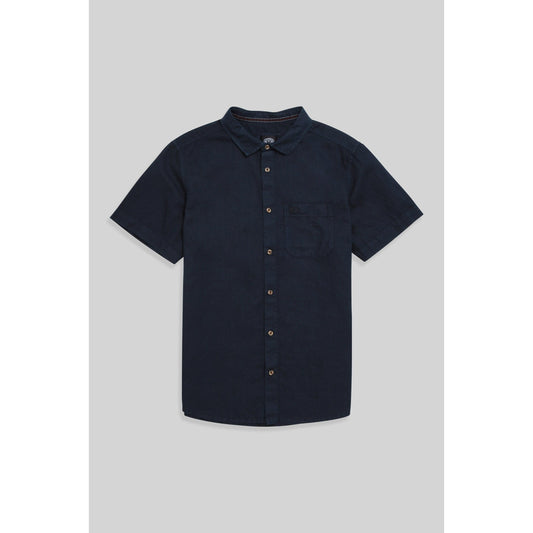 Navy - Front - Animal Mens Bayside Organic Shirt