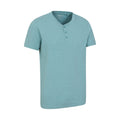 Turquoise - Side - Mountain Warehouse Mens Hasst Organic T-Shirt