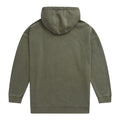 Khaki Green - Back - Animal Womens-Ladies Amber Organic Relaxed Fit Hoodie