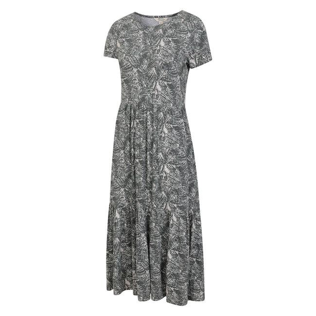 Khaki Green - Side - Mountain Warehouse Womens-Ladies Sardinia Tiered Dress