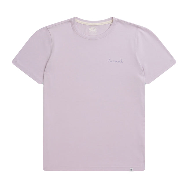 Lilac - Front - Animal Womens-Ladies Canopy Carina Back Print Organic T-Shirt
