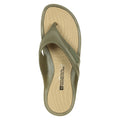 Khaki Green - Pack Shot - Mountain Warehouse Mens Street Flip Flops
