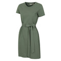 Khaki Green - Side - Mountain Warehouse Womens-Ladies Paros T-Shirt Dress