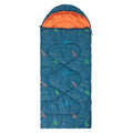 Teal - Front - Mountain Warehouse Apex Mini Midseason Sleeping Bag